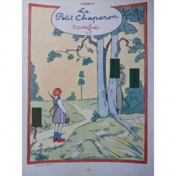 1919 MARIANNE DESSIN GEORGE DELAW BOIS SOLDAT PETIT CHAPERON ROUGE