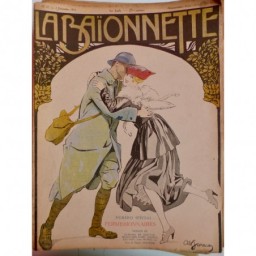 1915 FEMME DESSIN JARACH SOLDAT PERMISSION RENDEZ VOUS COQUETTE ROBE