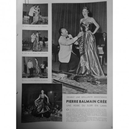 1950  FI PIERRE BALMAIN ROBE LAME