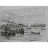 1870 PI GRECE PIREE PORT ATHENES COMMERCES NAVIRES