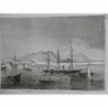 1869 MI GRECE PIREE PORT DEPART COMTE WALEWSKI POINTE TEMISTOCLE