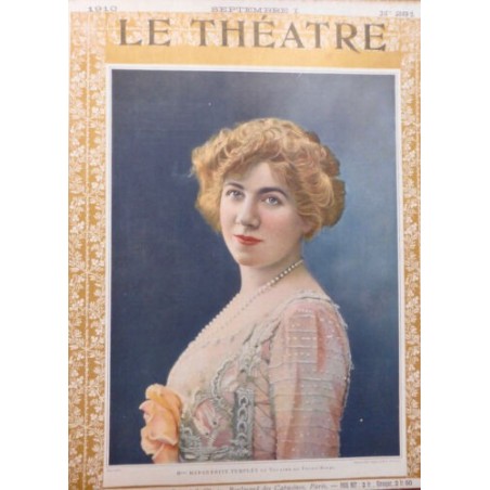 1910 THEATRE MARGUERITE TEMPLEY MAROUSSIA DESTRELLES SUZANNE DE BEHR 2 ECOLES