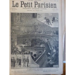 1890 JUSTICE AFFAIRE GOUPE MICHEL EYRAUD GABRIELLE BOMPARD COUR ASSISES