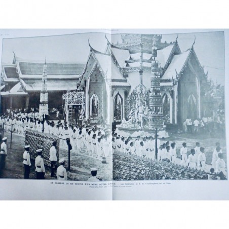 1910 I  FUNERAILLES CHULALONGKORN ROI SIAM