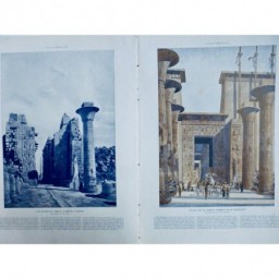 1910 I RUINES SPLENDEUR TEMPLE AMMON KARNAC