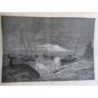 1872 PECHE NUIT CAP NORD NORVEGE BARQUE BALEINE MER AGITEE