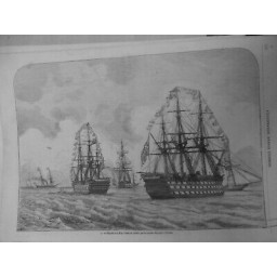 1856 I BATEAUX WELLINGTON AMIRAL SEYMOUR ROYAL GEORGES DUNDAS