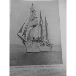 1927 I BATEAUX ECOLE MARINE HELLENIQUE GRECE GOELETTE ARES