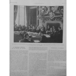 1920 CONSEIL NATIONS MINISTERE AFFAIRES ETRANGERES PRESIDENT BOURGEOIS