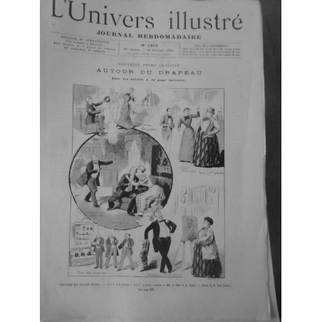 1890 BLUM TOCHE FEMMES AMIS MIETTES ANNEE CRAC THEATRE 3 JOURNAUX