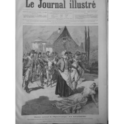 1895 CAIN LA VIVANDIERE THEATRE 2 JOURNAUX