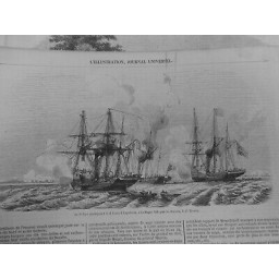 1855 I BATEAUX LE VELOCE DEFENSE EUPATORIA ATTAQUE RUSSE