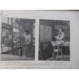 1920 VITRAUX EGLISES PARIS PETIT PALAIS CHAMPS ELYSEES ATELIER VERRES