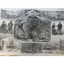 1874 I VERNE TOUR MONDE DENNERY PIECE THEATRE PORTE ST MARTIN ACTEURS