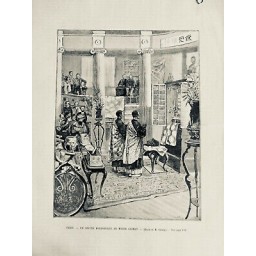 1891 UI BOUDDHISME PARIS OFFICE BOUDDHIQUE MUSEE GUIMET PRETRES PRIERE