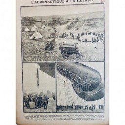 1915 BALLON AERONOTIQUE GUERRE