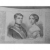 1857 PERSONNALITES ARCHIDUC FERDINAND TOSCANE PRINCESSE ANNE SAXE