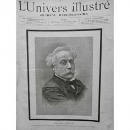 1895 UI ALEXANDRE DUMAS FILS PORTRAIT BIOGRAPHIE OEUVRES DESSIN TOUSSAINT