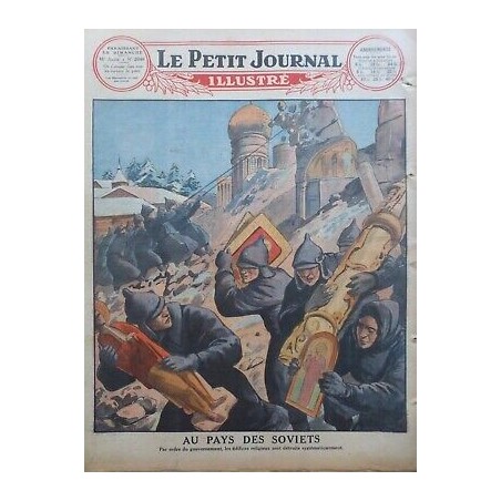 1930 PJ PAYS SOVIETS DESTRUCTION EDIFICES RELIGIEUX ORDRE GOUVERNEMENT