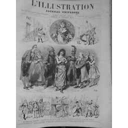 1877 I THEATRE VARIETES DR OX OPERA BOUFFE M.JULES VERNE MUSIQUE OFFENBACH