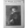 1877 PERSONNALITES PORTRAIT PEINT PIERRE-PAUL RUBENS MUSEE BELVEDERE VIENNE