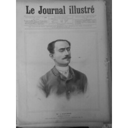 1892 PERSONNALITES LOUIS LAGASSE AVOCAT DEFENSEUR RAVACHOL DESSIN HENRI MEYER