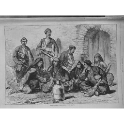 1875 1877 MONTAGNARDS GEORGIENS 2 JOURNAUX