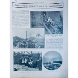 1910  MI CATASTROPHE MINIERE LANCASHIRE