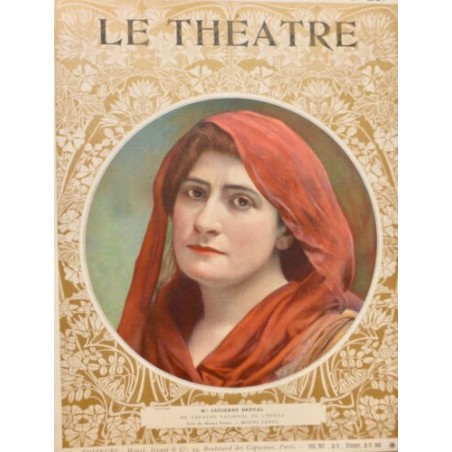 1909 THEATRE LUCIENNE BREVAL MONNA VANNA LOUISE SILVAIN FURIE ROLE THEONE