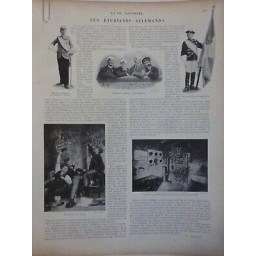 1893 1899 ETUDIANTS ALLEMANDS DUEL 2 JOURNAUX