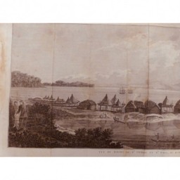 1784 KAMTSCHATKA Vue du Havre de St. Pierre et St. Paul