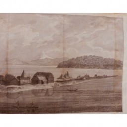 1784 KAMTSCHATKA Vue du Havre de St. Pierre et St. Paul