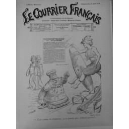 1901 CIGARES HUMOUR TABAC DESSIN A WILLETTE