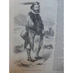 1858 MI ANGLETERRE CHASSEUR CUMMING TUEUR LIONS