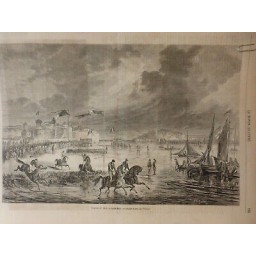 1858 MI SAINT MALO COURSES CHEVAUX DERBY