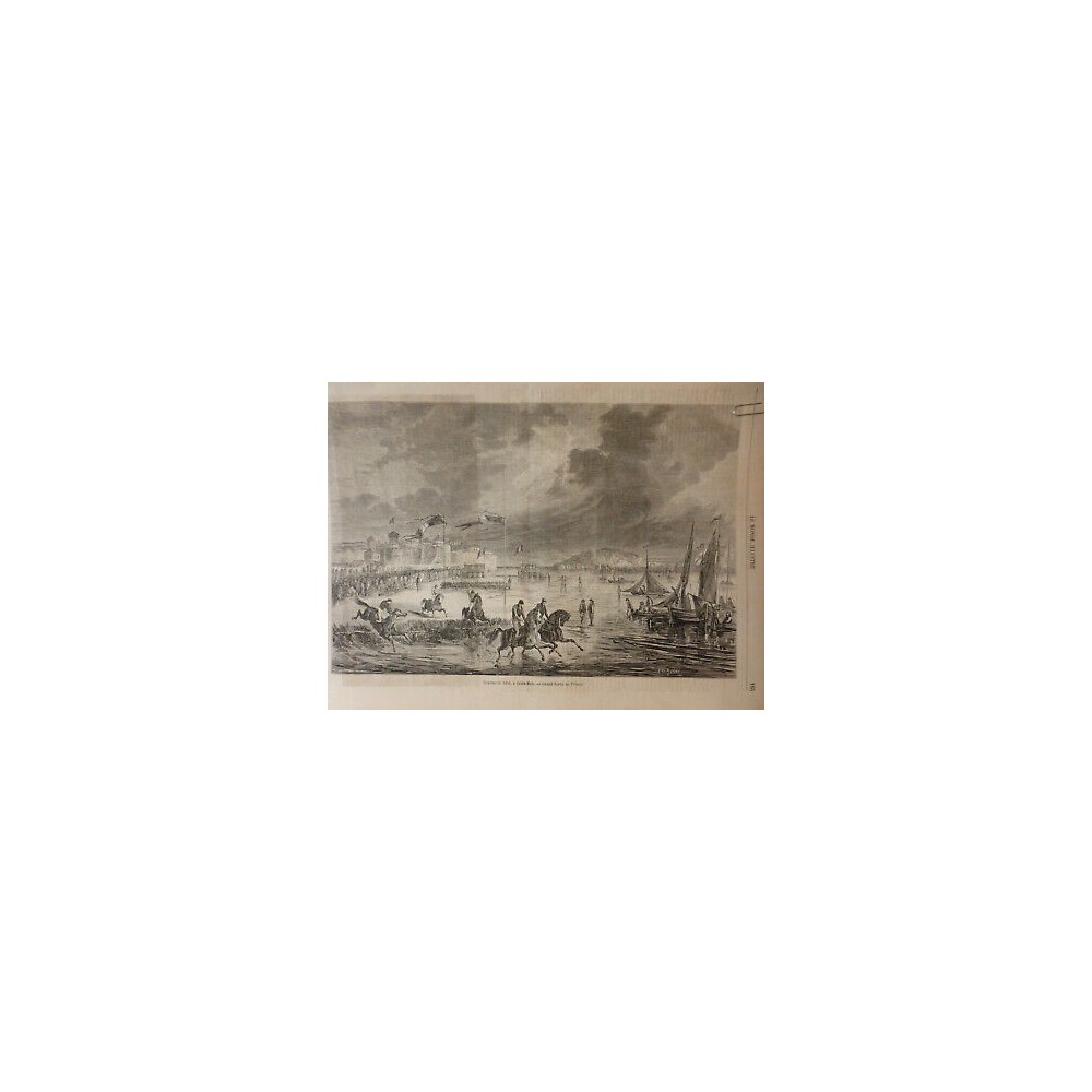 1858 MI SAINT MALO COURSES CHEVAUX DERBY