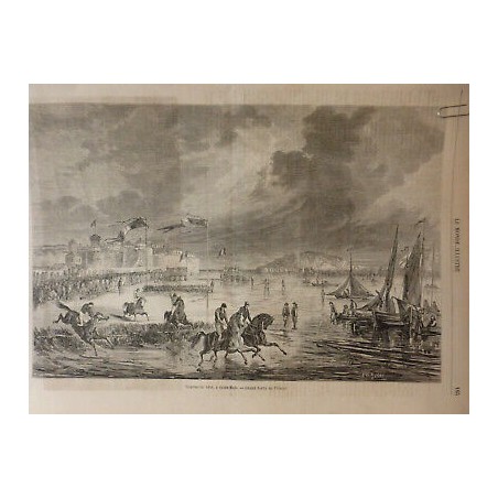 1858 MI SAINT MALO COURSES CHEVAUX DERBY