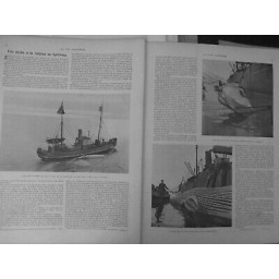 1904 BALEINES DEPECAGE ARRIMAGE COQUE BATEAU BALEINIERE