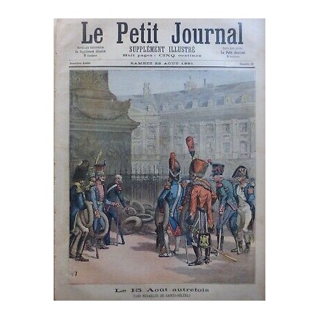 1891 PJ NAPOLEON MEDAILLES SAINT HELENE 15 AOUT AUTREFOIS