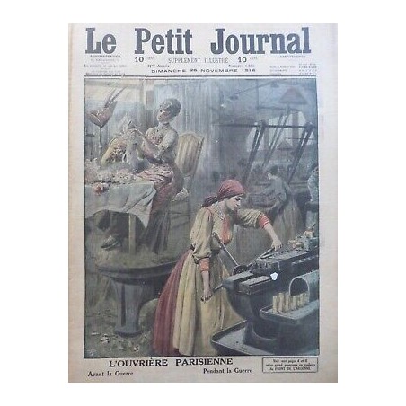 1916 PJ OUVRIERE PARISIENNE GUERRE