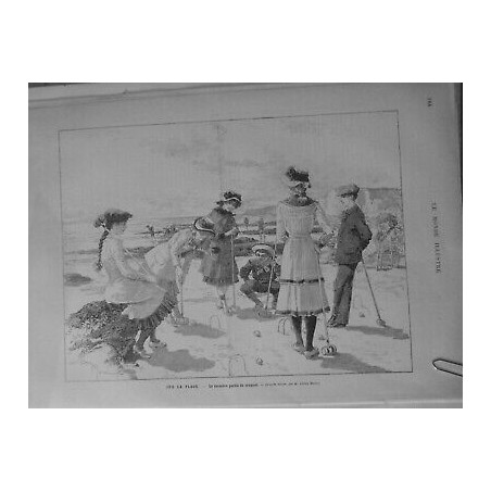 1881 MI JEUX PARTIE CROQUET PLAGE DESIN ADRIEN MARIE