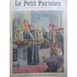 1909 PP INVESTITURE SULTAN MEHMED V