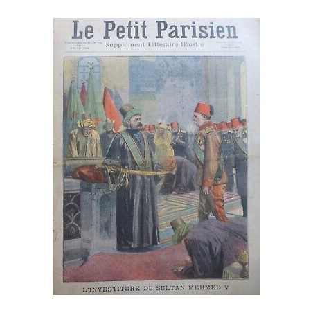 1909 PP INVESTITURE SULTAN MEHMED V