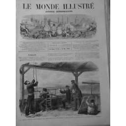 1870 JUMELLE LONGUE VUE PERISCOPE AMIRAL SAISSET DIRIGE OCCUPATION PLATEAU AVRON