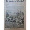 1890 JARDIN ACLIMATATION PRESENTATION ETRES HUMAINS SOMALIS DESSIN HENRI MEYER