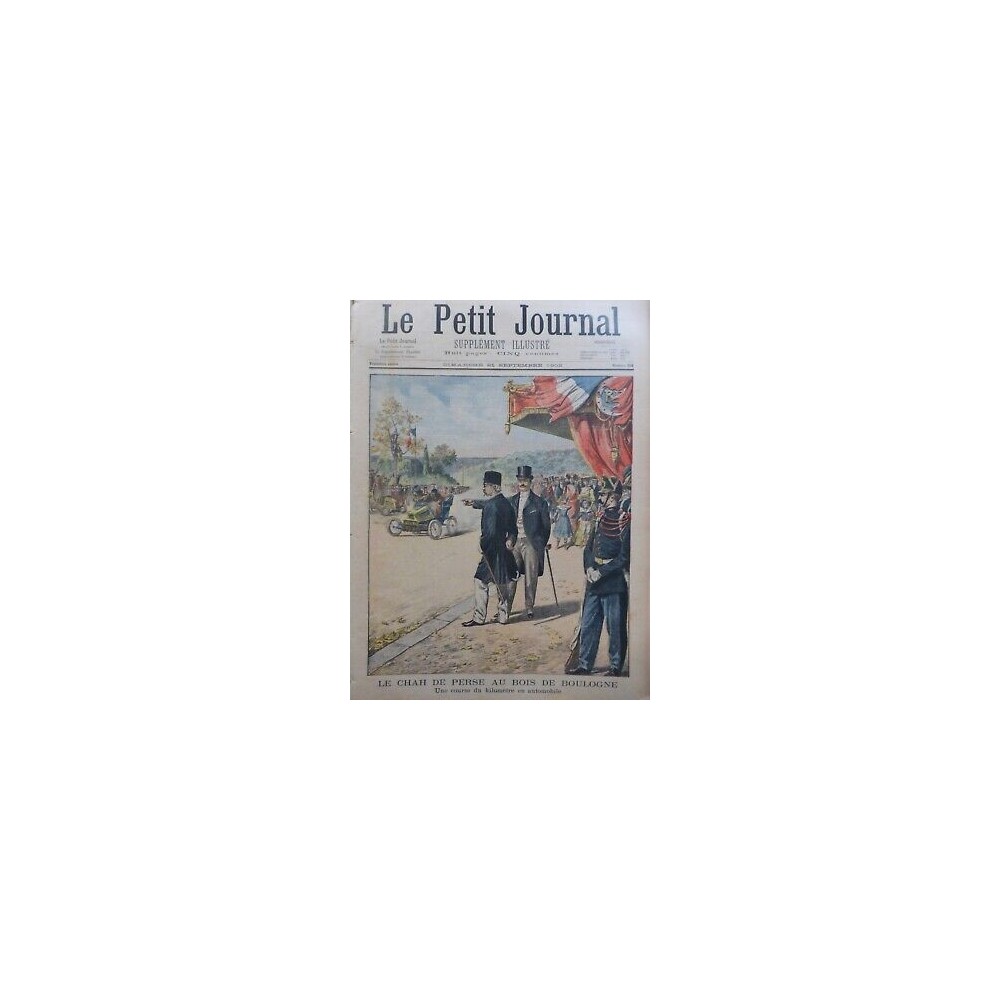 1902 PJ CHAH PERSE BOIS BOULOGNE COURSE KILOMETRE AUTOMOBILE