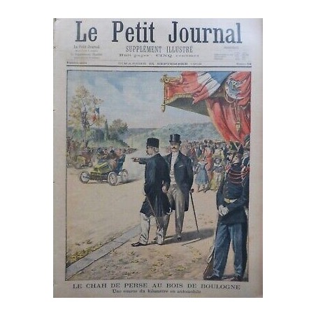 1902 PJ CHAH PERSE BOIS BOULOGNE COURSE KILOMETRE AUTOMOBILE