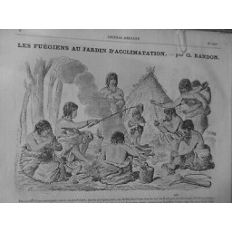 1881 FUEGIENS JARDIN ACLIMATATION