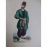 1846 GRAVURE ARMENIE HOMME MARCHAND