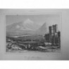 1835 GRAVURE ARMENIE MONT ARARAT MASIS VOLCAN